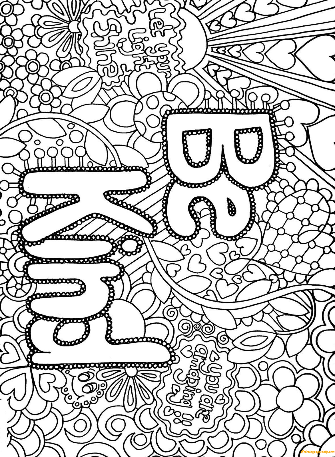 Hard coloring pages