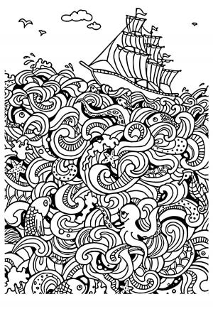 Free printable hard coloring pages for adults and kids