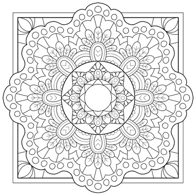 Hard coloring pages
