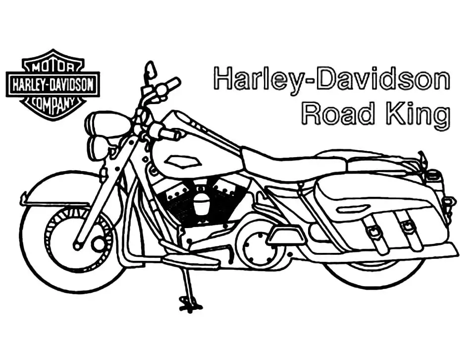 Harley davidson malvorlagen