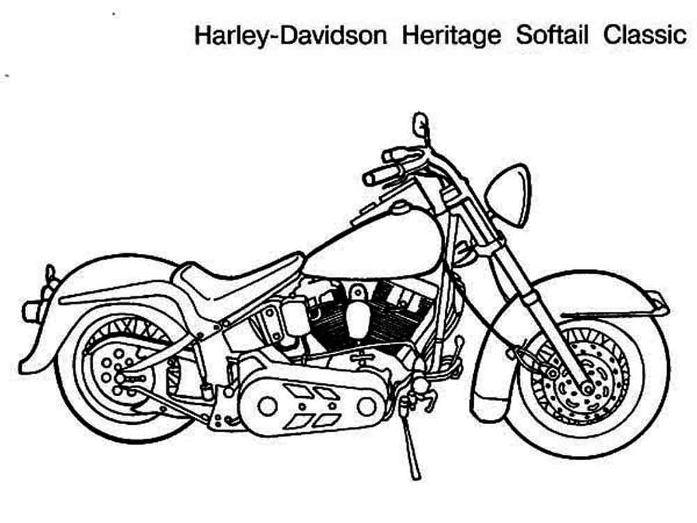 Harley davidson malvorlagen