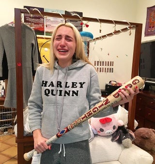 Harley quinn bat suicide squad steps with pictures