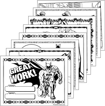 Batman reward stickers activities mini coloring book with rewards coloring pages toys games