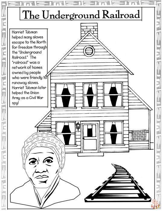 Celebrate black history month with printable coloring pages