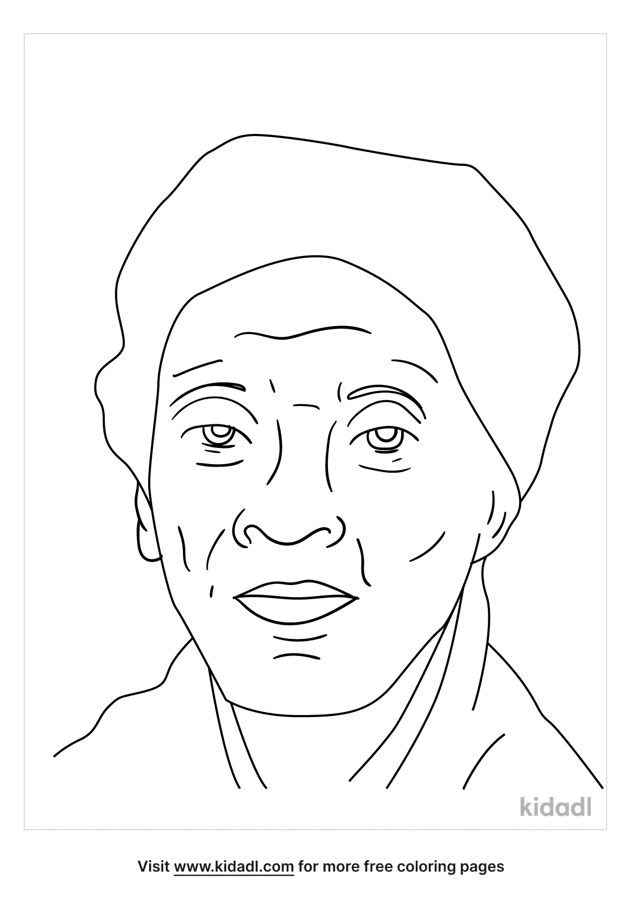 Free harriet tubman coloring page coloring page printables