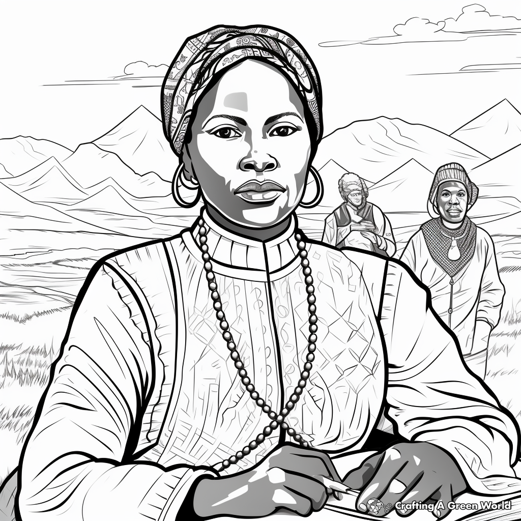 Black history month coloring pages