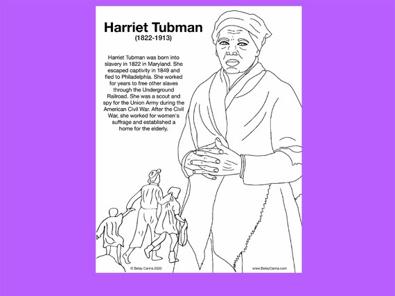 Free sample almost harriet tubman women worth knowing coloring page download now