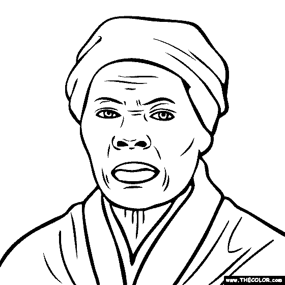Harriet tuban coloring page