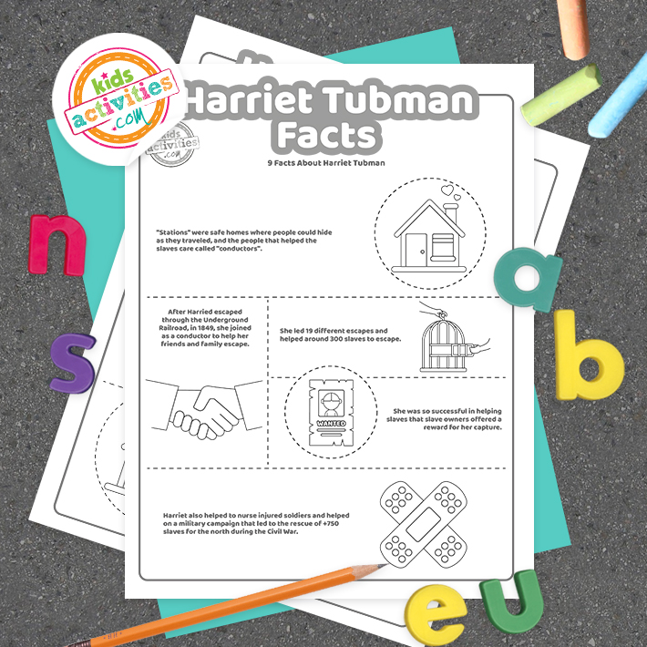 Printable harriet tubman facts for kids kids activities blog