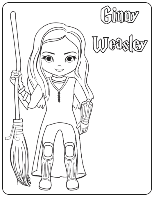 Harry potter printable coloring pages for kids