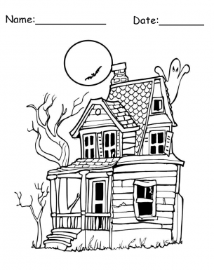 Printables haunted houses