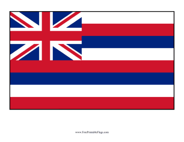 Flag of hawaii