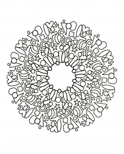 Heart mandala