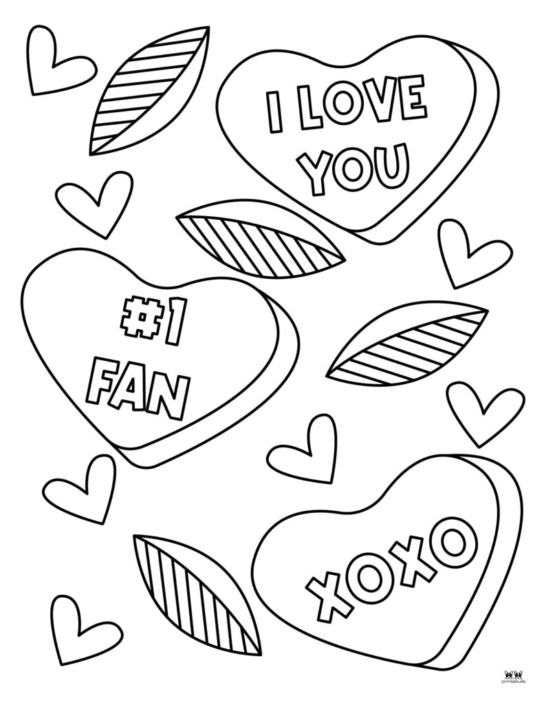 Heart coloring pages
