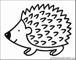 Hedgehog coloring pages for kids hedgehog craft coloring pages coloring pages for kids