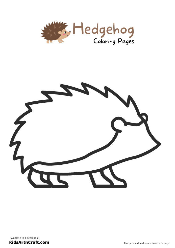Hedgehog coloring pages for kids â free printables printables free kids coloring pages coloring pages for kids