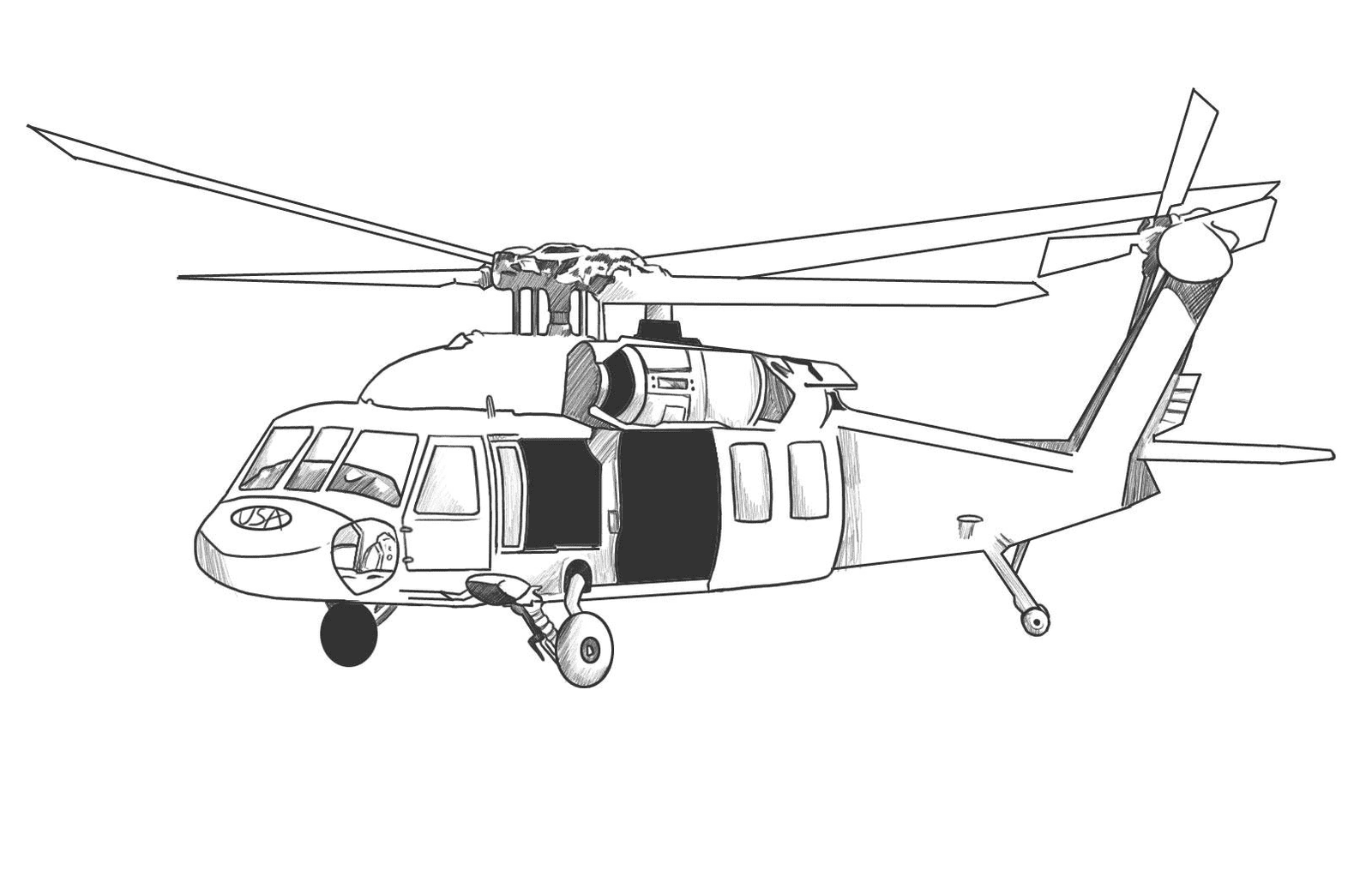 Helicopter coloring pages printable for free download