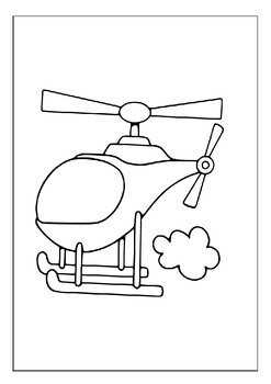 The perfect activity for budding pilots printable helicopter coloring pages