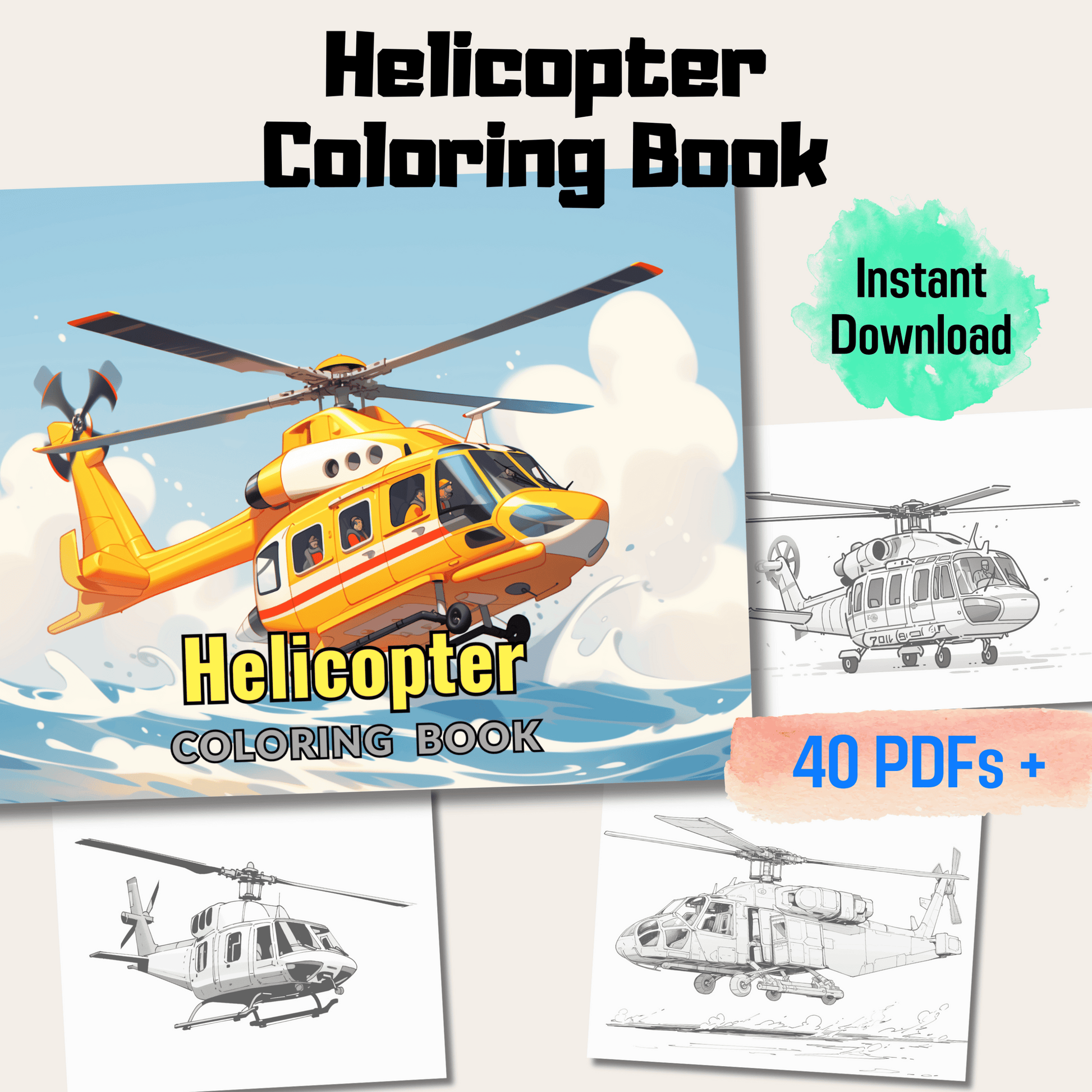 Helicopter coloring book chopper coloring pages printable â funny print for you