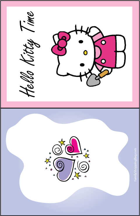 Hello kitty invitation