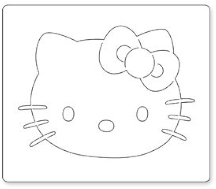 Sizzix originals die hello kitty face with bow home