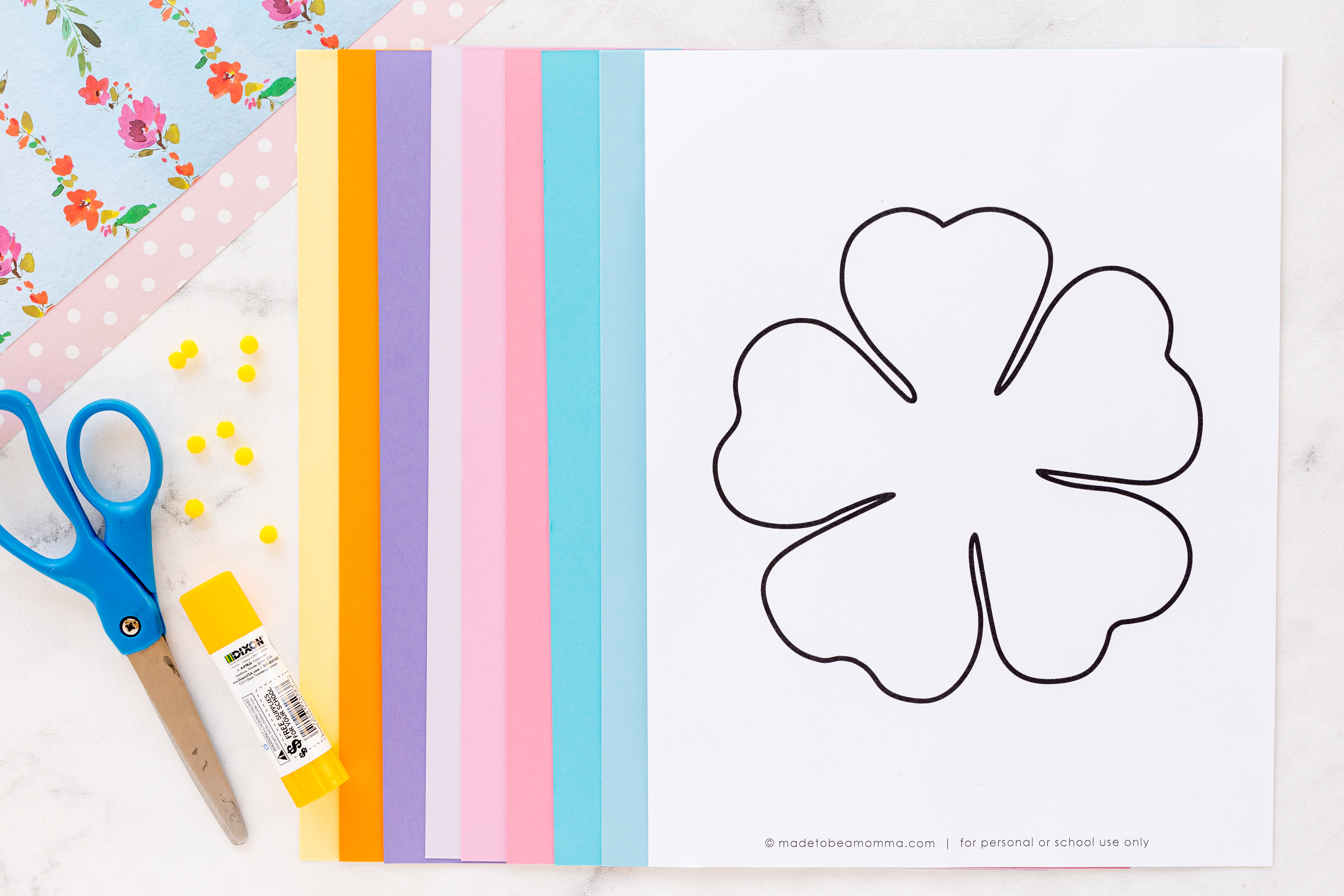 Hibiscus flower craft