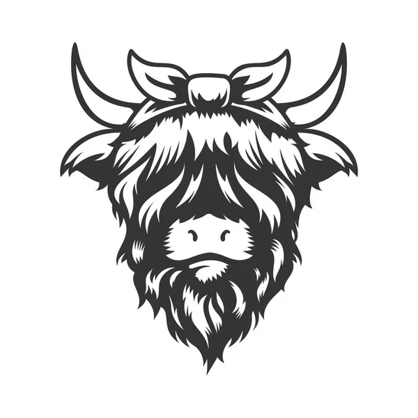 Highland cow vector images