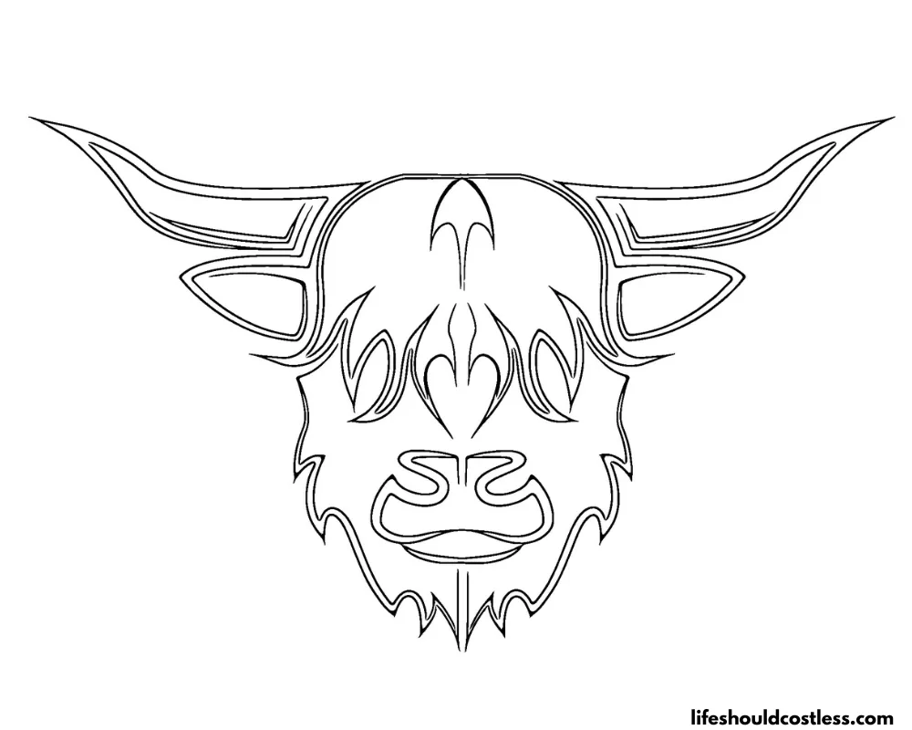 Cow coloring pages free printable pdf templates