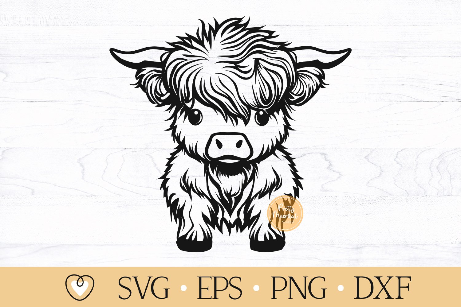 Highland cow svg baby highland cow svg cute