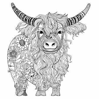 Page printable coloring pages cows pictures