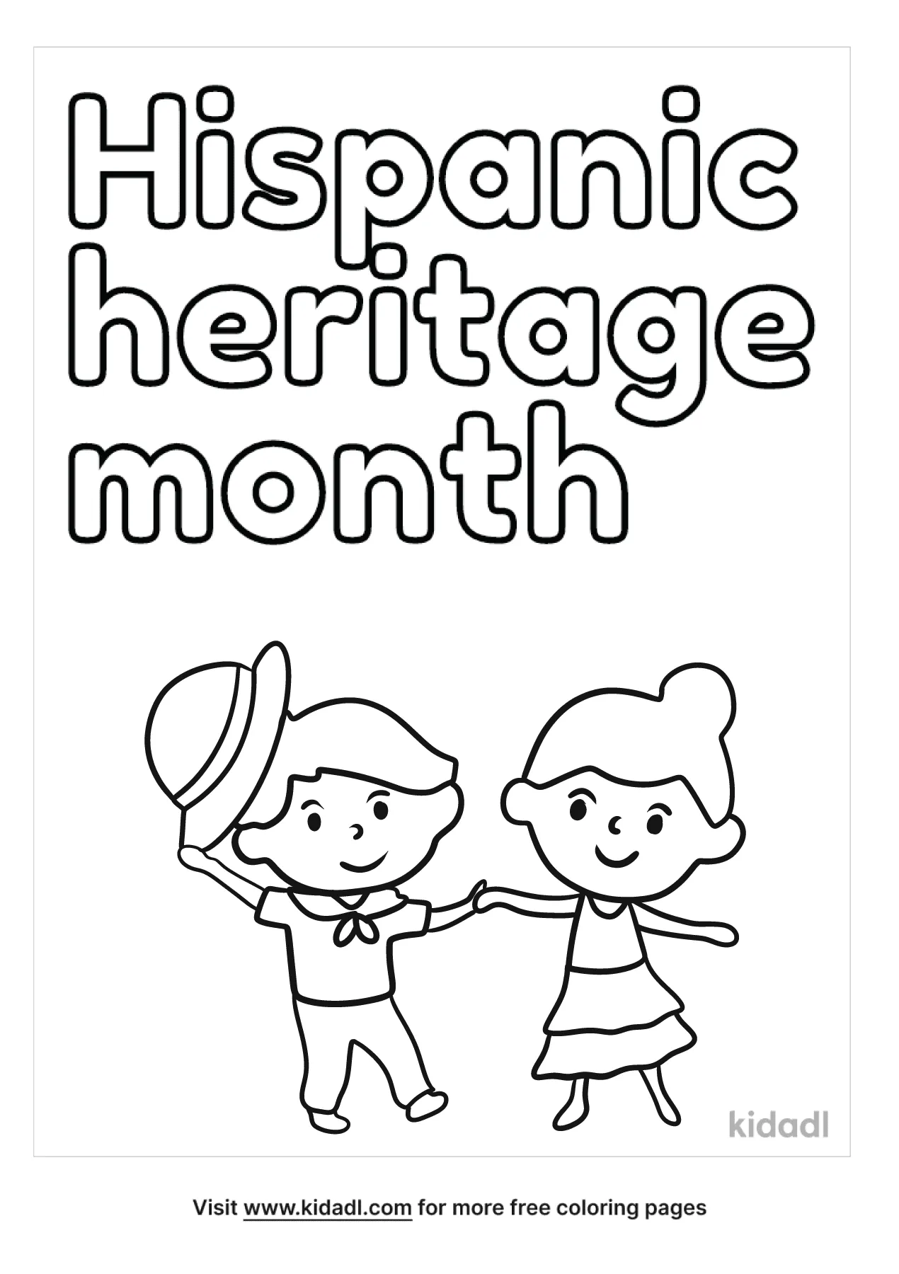 Free hispanic heritage month coloring page coloring page printables