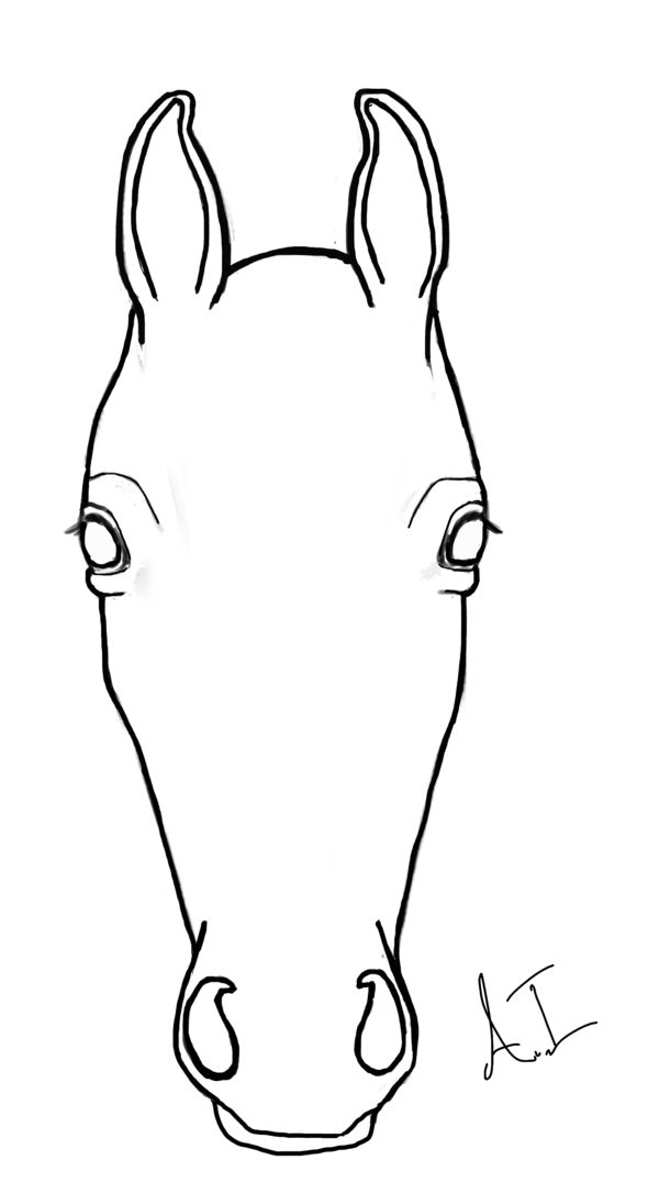 Horse head templates