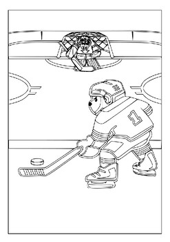 Printable hockey coloring pages collection the perfect gift for young fans pdf