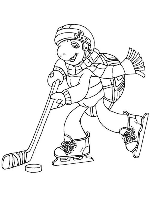 Coloring pages hockey coloring pages to print