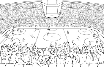 Goal the hockey coloring book roytman arkady books