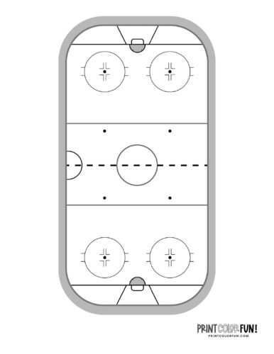 Hockey coloring pages clipart at