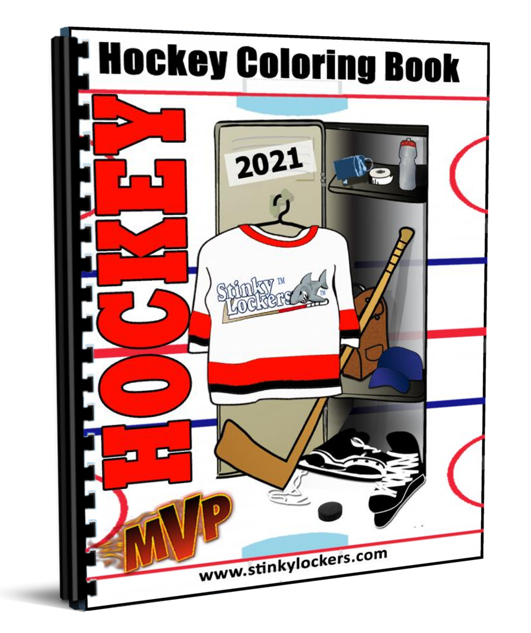 Hockey themed coloring pages