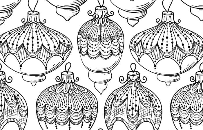 Free printable holiday adult coloring pages