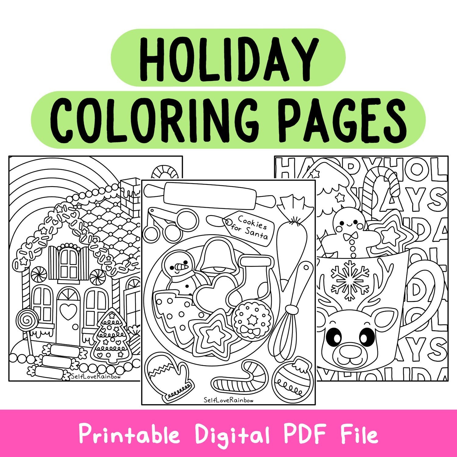 Holiday coloring pages â