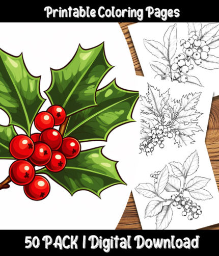 Nature coloring pages the happy colorist