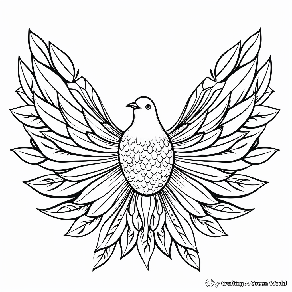 Holy spirit coloring pages