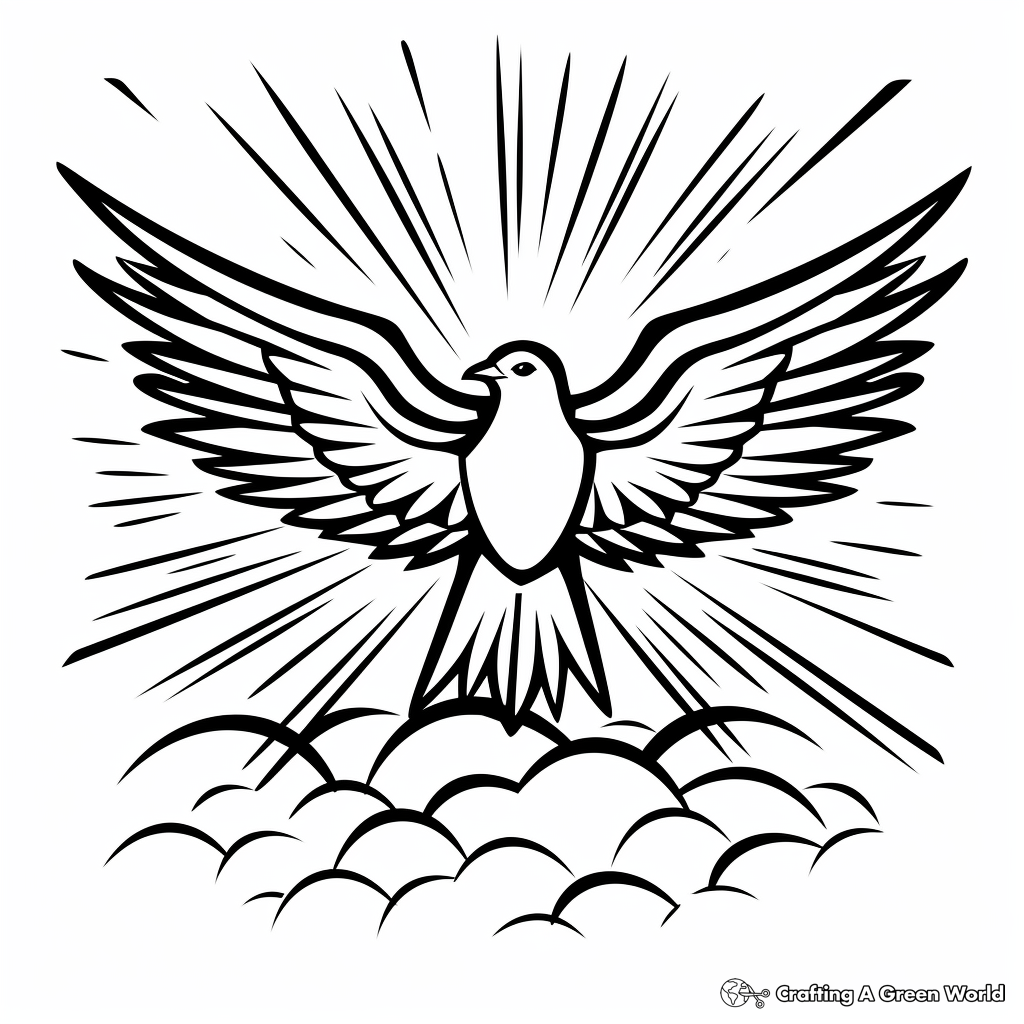 Holy spirit coloring pages