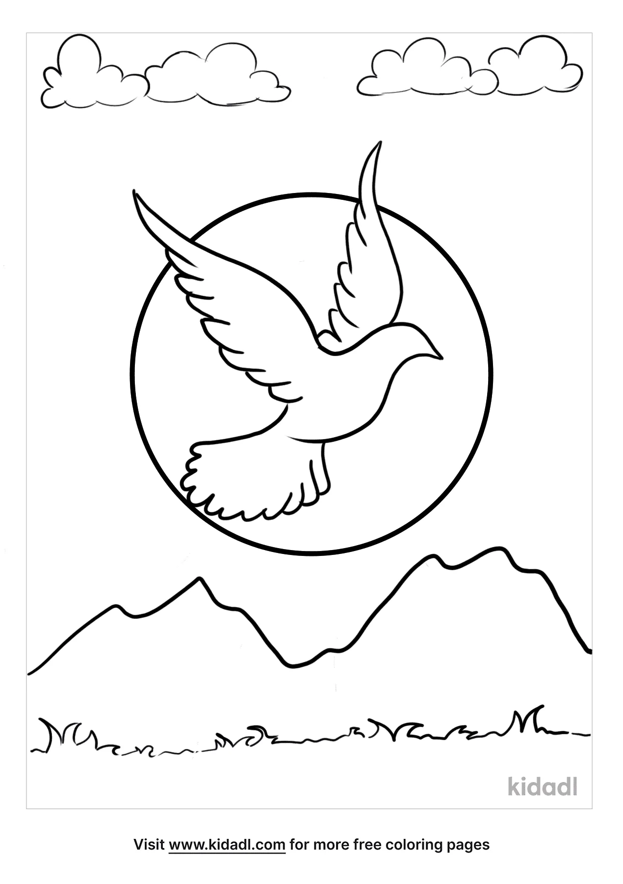 Free holy spirit coloring page coloring page printables
