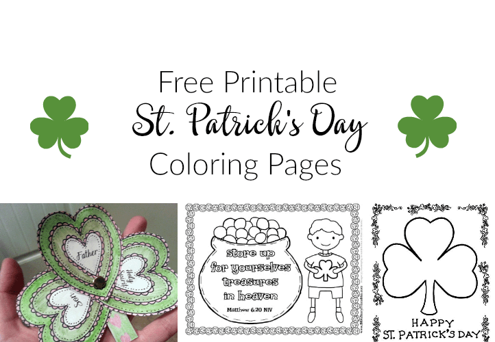St patricks day coloring pages and free printables