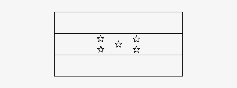 Honduras flag for coloring