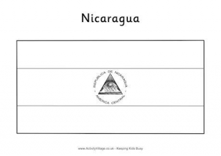 Honduras flag louring page