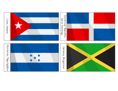 North american flags printables for kids â part