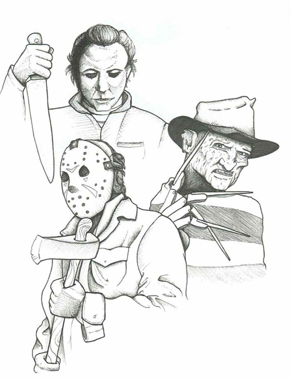 Halloween loring page printables to keep kids and adults busy