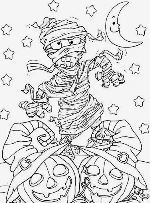 Best halloween coloring pages for kids in