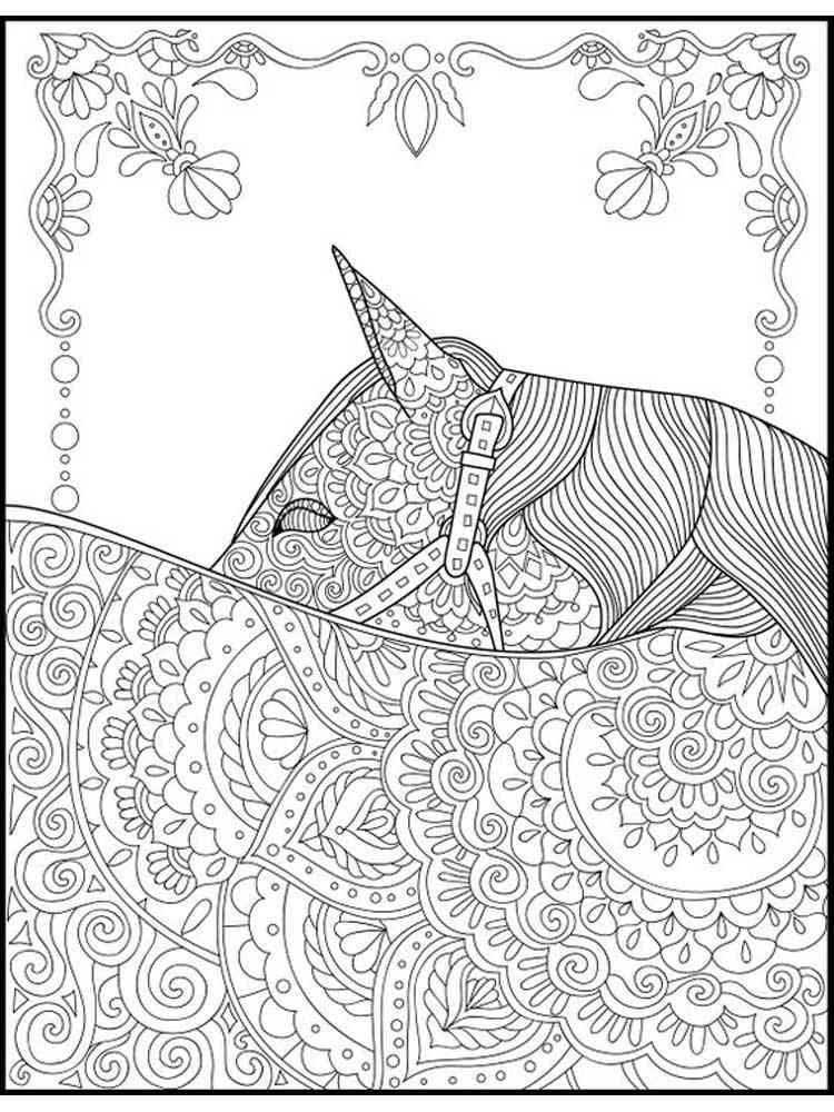 Free printable horse coloring pages for adults